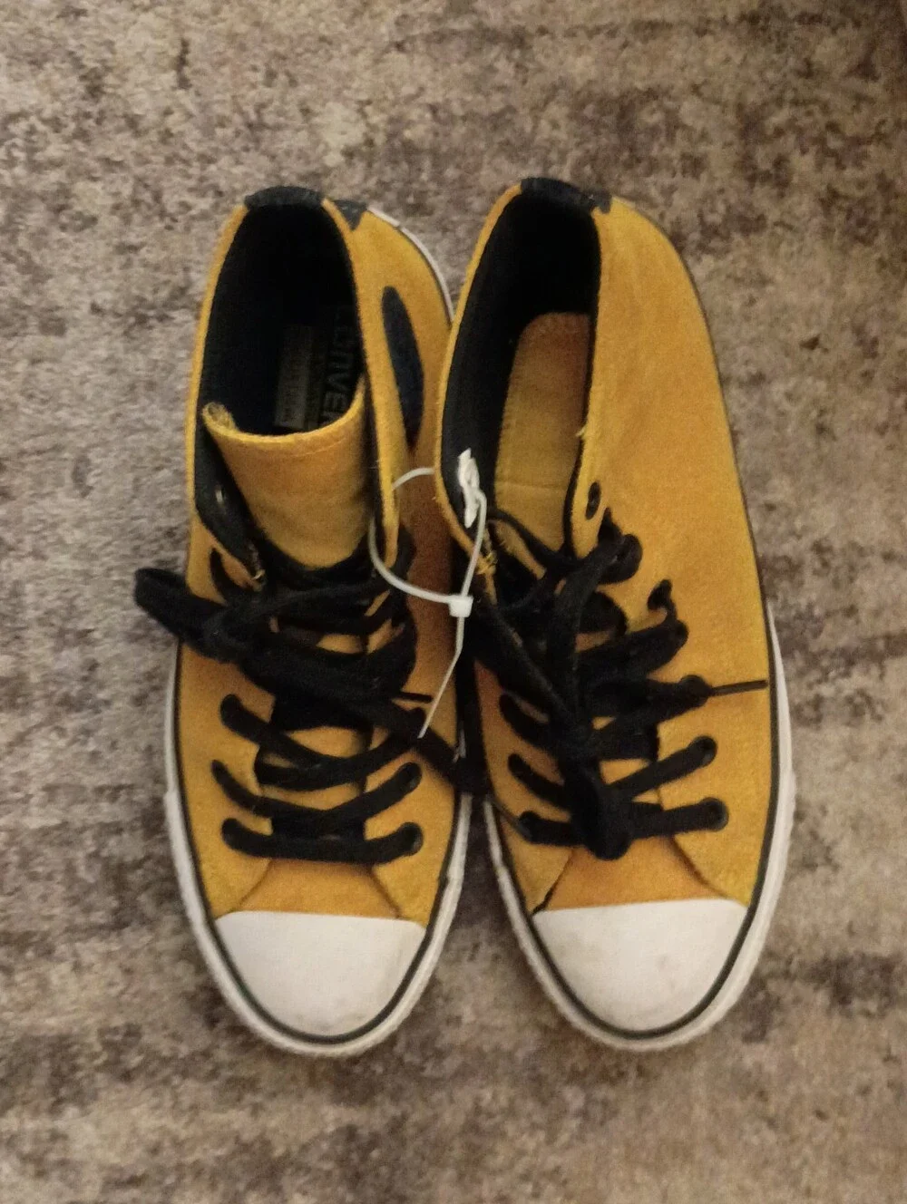 Suede Converse Chuck Taylor All Star Skateboarding High-Tops Sneakers - Picture 2 of 8